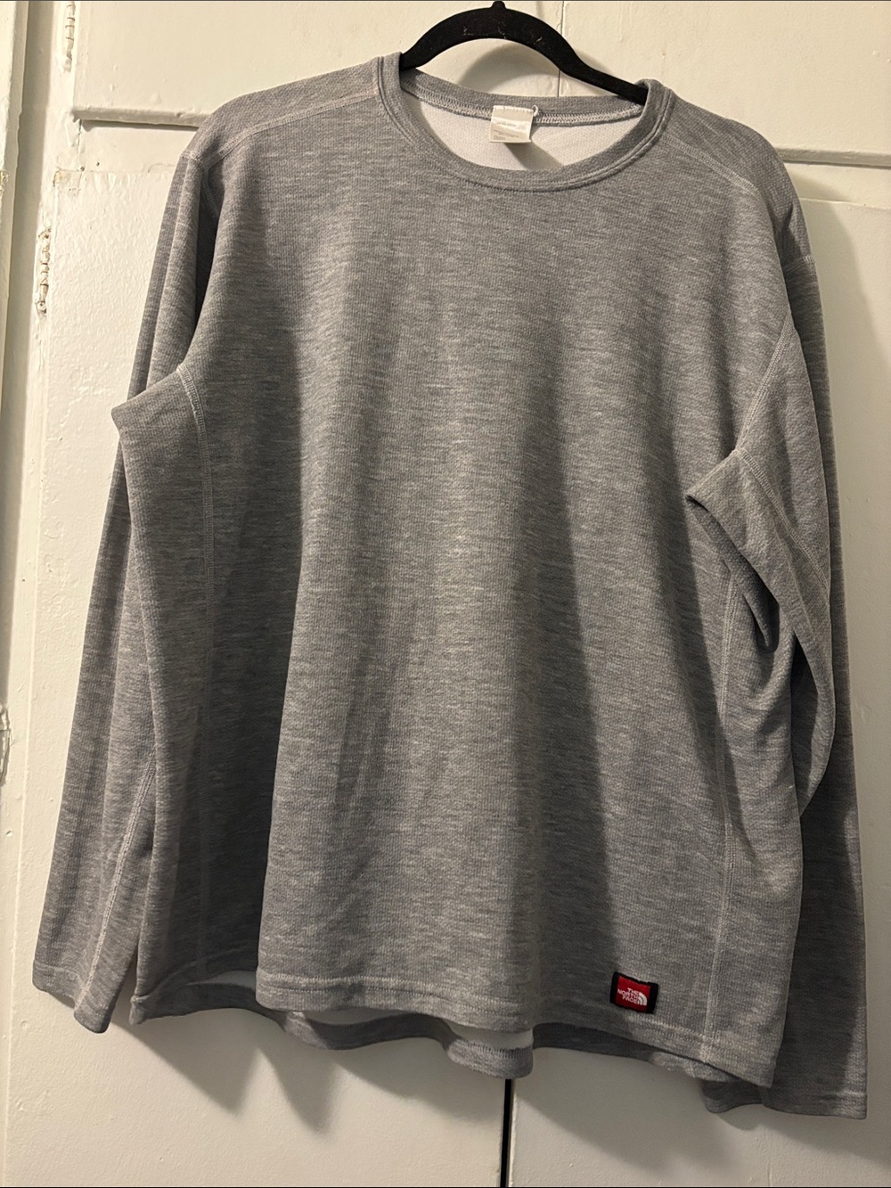 The North Face Men’s Crewneck Long Sleeve Shirt - Heather Gray